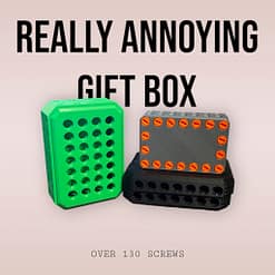 Really Annoying Gift Box 134 Screws Edition 