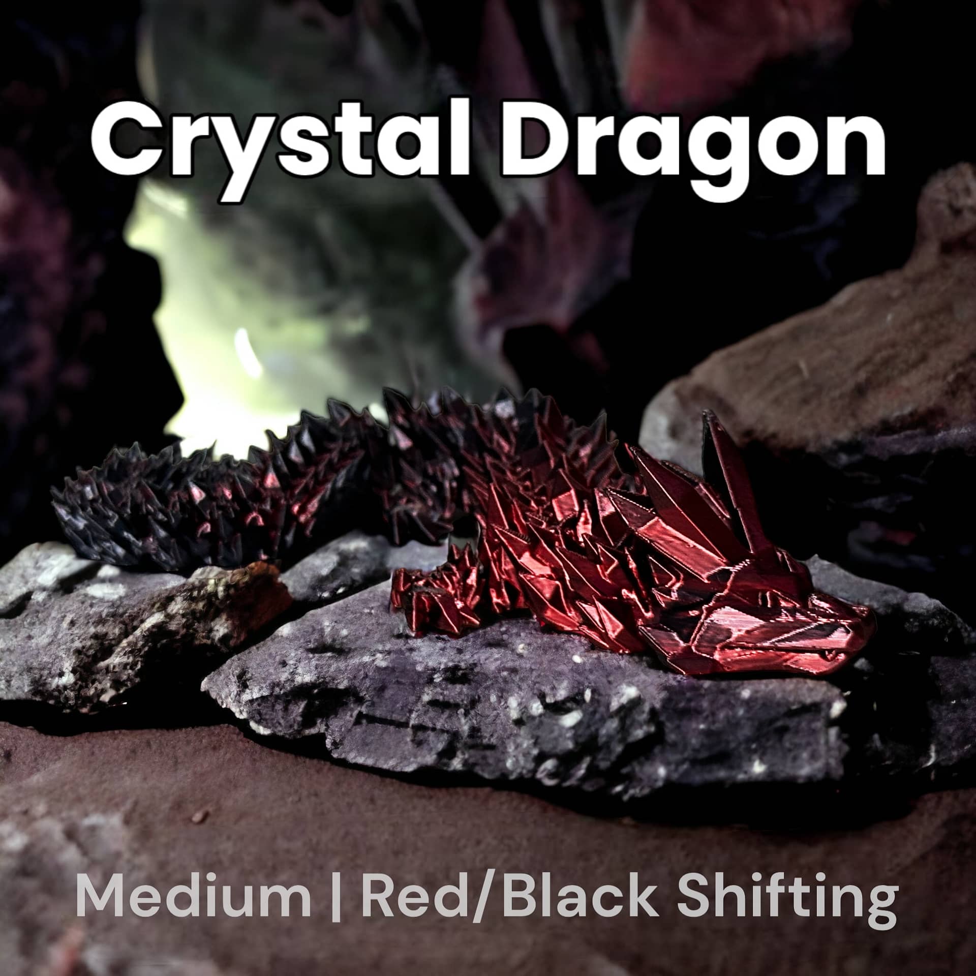 Flexible Fidget Toy: Crystal Dragon in Dragon Heart